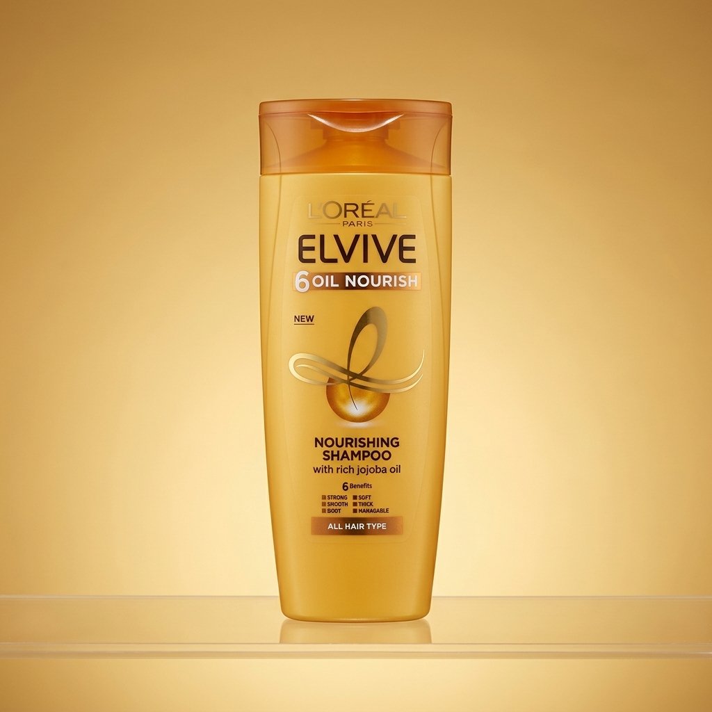 L'Oréal Paris Elvive 6 Oil Nourish Shampoo (With Rich Jojoba Oil)