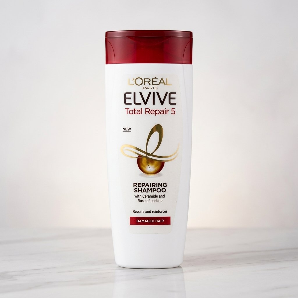 L'Oréal Paris Elvive Total Repair 5 Repairing Shampoo (With Ceramide & Rose of Jericho)