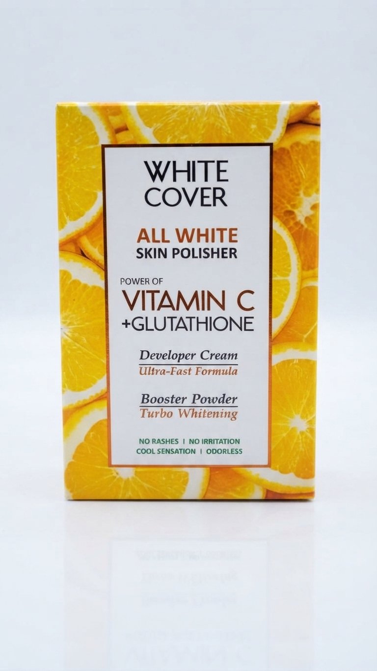 White Cover All White Skin Polisher with Vitamin C & Glutathione