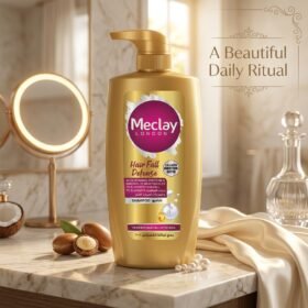 Meclay London Hair Fall Defense Shampoo with Collagen, Panthenol and Biotin product bottle