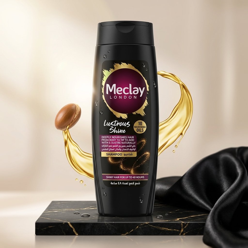 Meclay London Lustrous Shine Shampoo (With 10 Nourishing Oils)