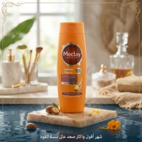 Meclay London Anti Dandruff Shampoo bottle with Hexa Active Complex in 185ml and 360ml sizes