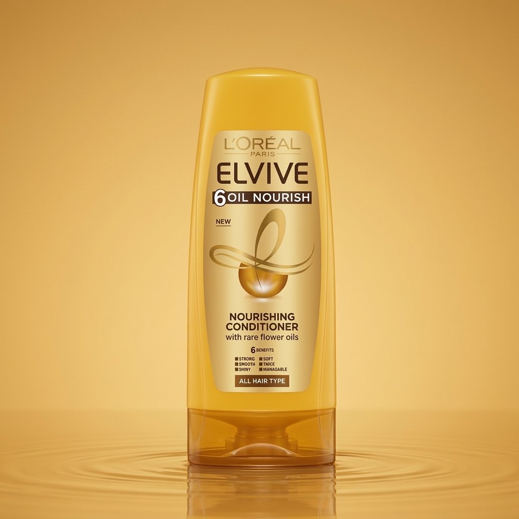 L'Oréal Paris Elvive 6 Oil Nourish Nourishing Conditioner (With Rare Flower Oils)