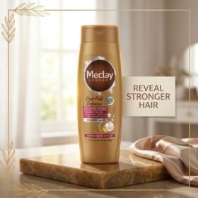 Meclay London Hair Fall Defense Shampoo with Collagen, Panthenol and Biotin product bottle