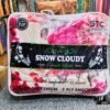 STC Collection Snow Cloudy 2 ply embossed super soft blanket in pink and white size 200x240cm