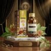 Hemani 100% Natural Castor Oil 60ml amber glass bottle and box packaging from Chaudhary Superstore