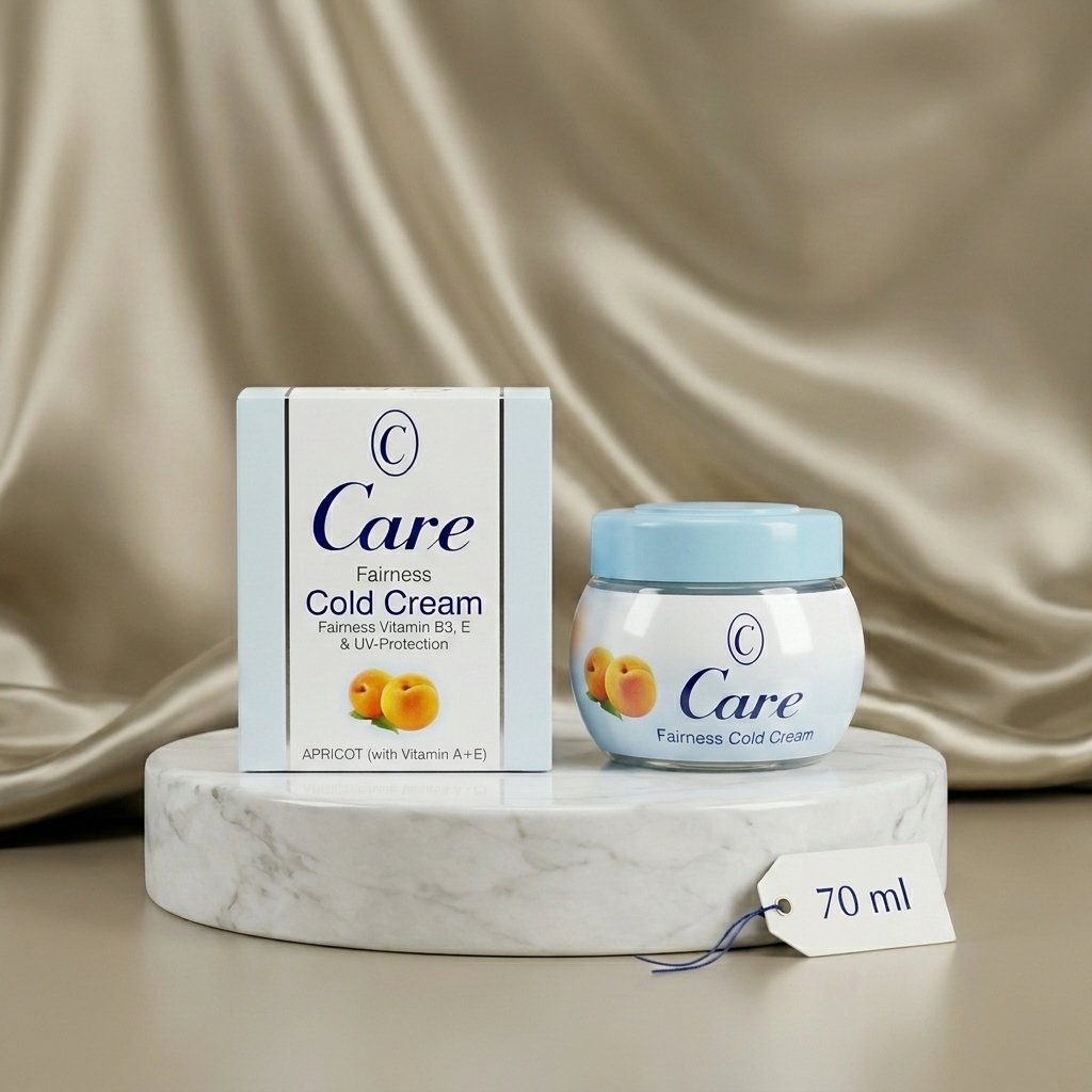 Care Fairness Cold Cream with Apricot, Vitamin B3, Vitamin E & UV Protection - Image 2