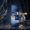 CHIRS'S Professional Brazilian Keratin Shampoo 500ml blue box packaging on luxury marble podium from Chaudhary Superstore
