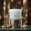 Framesi Rigenol Conditioning Facial Treatment Hair Mask 100ml light green tub jar on luxury metallic podium from Chaudhary Superstore