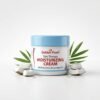 Golden Pearl Skin Therapy Moisturizing Cream Multivitamins and Coconut Oil 200ml round white jar with blue lid on white background — Chaudhary Superstore