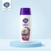Hello Hair Daily Moisturizing Shampoo 75ml bottle on a luxury light blue studio podium from Chaudhary Superstore