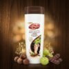 Lifebuoy Naturally Long Shampoo 90ml bottle on a luxury wooden studio podium from Chaudhary Superstore