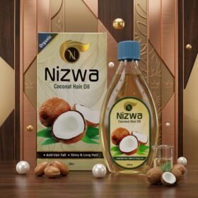 Nizwa Coconut Nariyal Hair Oil 200ml bottle and box packaging — Chaudhary Superstore