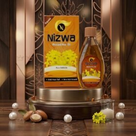 Nizwa Mustard Sarson Hair Oil 200ml bottle and box — Chaudhary Superstore