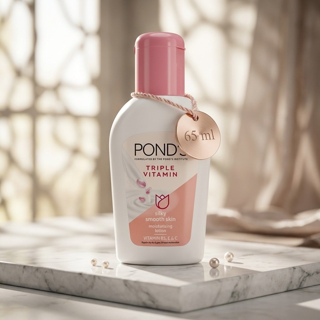 Pond's Triple Vitamin Silky Smooth Skin Moisturising Lotion 65ml, 100ml and 200ml bottles — Chaudhary Superstore