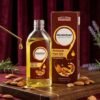 Saeed Ghani Mughziat Almond Hair Oil with Vitamin E 140ml clear bottle and brown box — Chaudhary Superstore