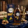 Saeed Ghani Mughziat Hair Growth Oil Extra Strength 140ml clear bottle and navy blue and gold box — Chaudhary Superstore
